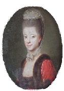 Jens Juel Portrait of Agnete Marie Hielmstierne (1753-1838), wife of Marcus Gerhard Rosen Crone oil painting